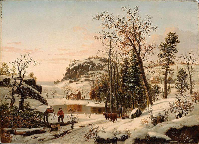 Samuel Lancaster Gerry New England Early Winter china oil painting image